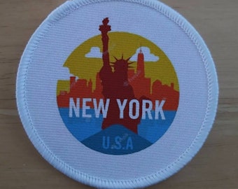 エンパイアステートビル ニューヨーク NY USA 8 cm パッチバッジ