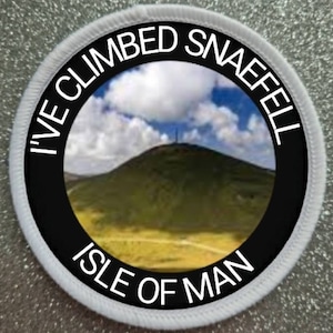 Snaefell Isle of Man patch-badge van 3 inch