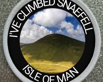 Snaefell Isle of Man 3 Inch patch badge
