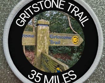 Gritstone Trail England 3 Inch patch badge