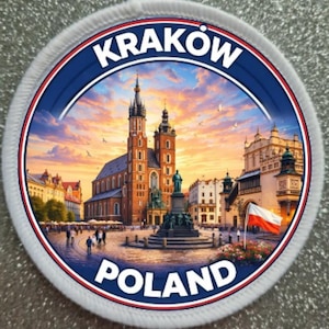 3" Krakow Poland Patch Badge