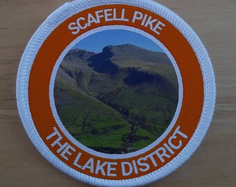 Scafell Pike Lake District National Park UK Patch Abzeichen