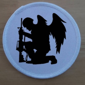 Military Soldier Angel Wings Patch Badge
