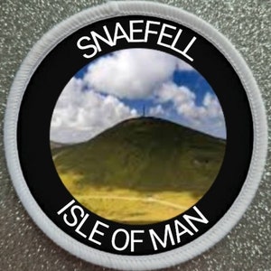 Snaefell Isle of Man 3 Inch patch badge