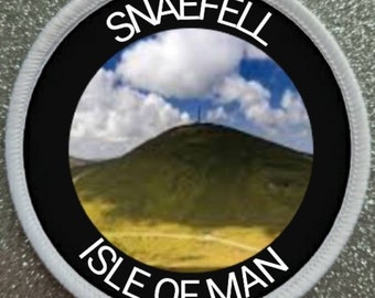 Snaefell Isle of Man 3 Inch patch badge