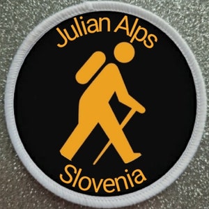 Julian Alps Slovenia 3 Inch Sublimation Patch Badge