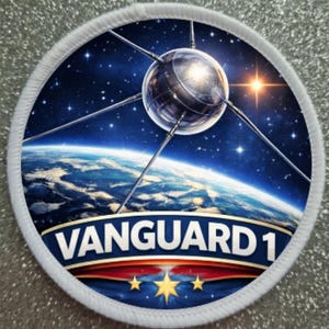 3 Inch Vanguard 1 Space Satellite Patch Badge