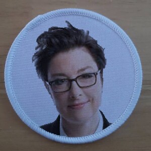 Comedian patch badge