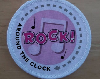 Distintivo de patch de rock