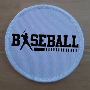 Baseball sublimation patch badge
