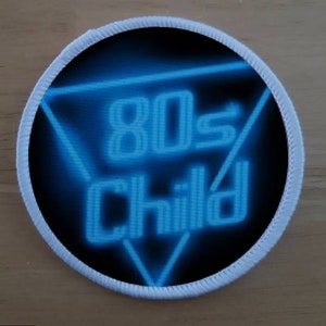 Child Of The 80s sublimation patch badge