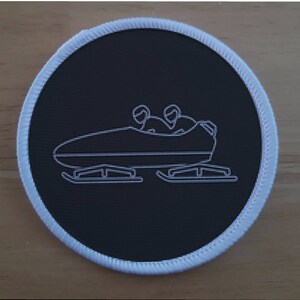 Toboggan patch badge