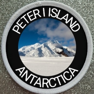 3 Inch Peter I Island Antarctica Patch Badge
