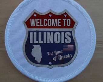 Illinois The Land Of Lincoln patch badge