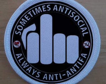 Anti Antifa Patch Badge