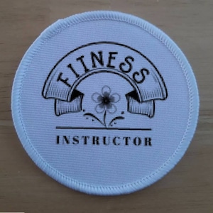Fitness Instructor sublimation patch badge