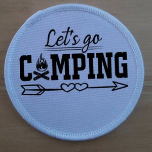 Camping patch badge