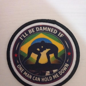 3 Inch BJJ Jiu Jitsu Gi Kimono Patch Badge