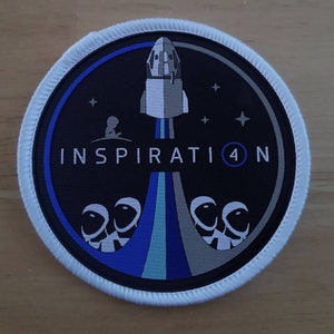 Space Mission sublimation patch badge