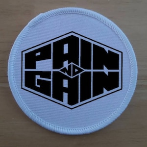 Fitness sublimation patch badge