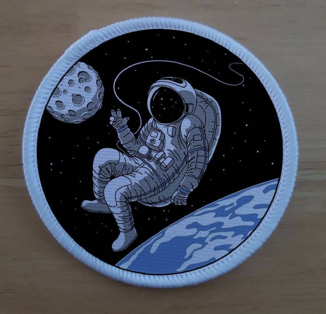 Space Sublimation Patch Badge - Etsy