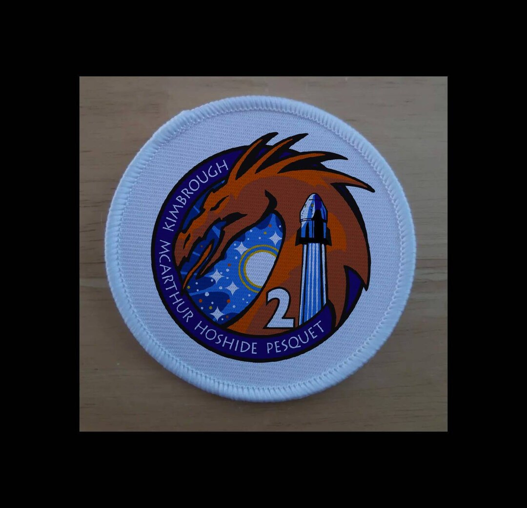 Space Mission Sublimation Patch Badge - Etsy