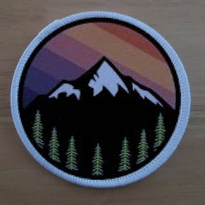 Mountain 3" Sublimation Patch badge