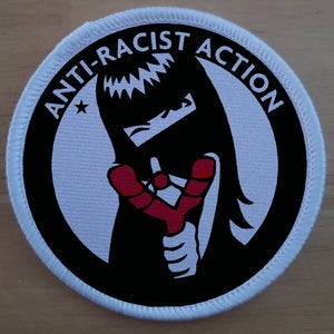 反人種差別活動パッチバッジ