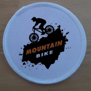 3&quot; Mountain Bike Cycling Cycle Fitness Bike Biking Sports patch badge