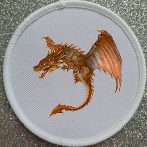 3 Inch Flying Dragon patch badge