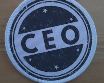 CEO Patch | Pink Embroidered Iron-on Patch - Etsy