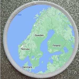 3 Inch Scandinavia patch badge