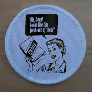 Zero No Fucks Given patch de sublimation de 3 pouces Shaka