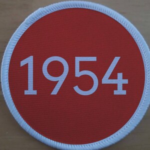 1954 Year Patch badge