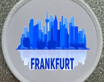 3 Inch Frankfurt Germany Aufnäher Abzeichen