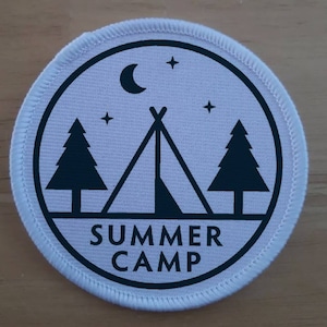 Summer Camp Aufnäher Anstecker