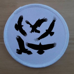 Bird of prey patch badge
