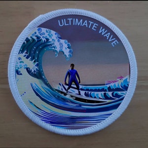 Surf patch badge
