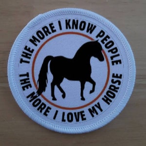 Horse sublimation patch badge