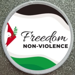 Freedom Palestine Gaza 3 Inch patch badge - Made in the UK