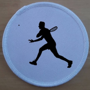 Squash sublimation patch badge
