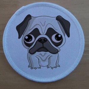 Pug patch badge