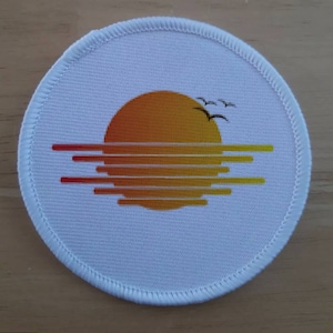 Sun patch badge