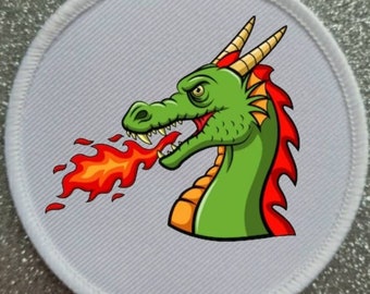 Insignia de parche de dragón de 3 pulgadas