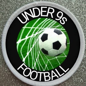 Under 9s Football 3" Patch Badge