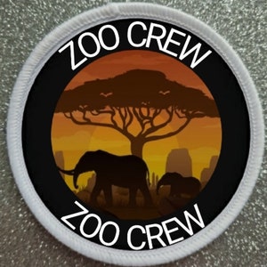 Zoo Crew 3 Inch patch badge