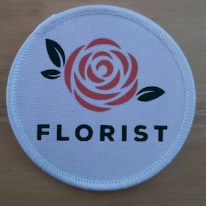 Fiorista floreale Patch Badge