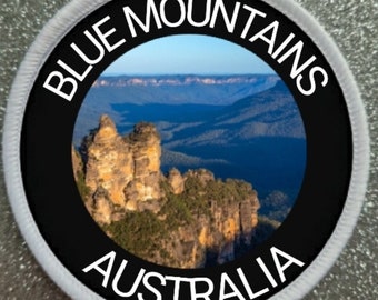 3 Inch The Blue Mountains Australia patch badge