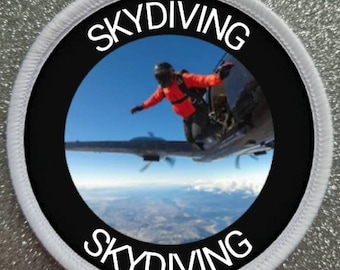 3 Inch Skydiving patch badge