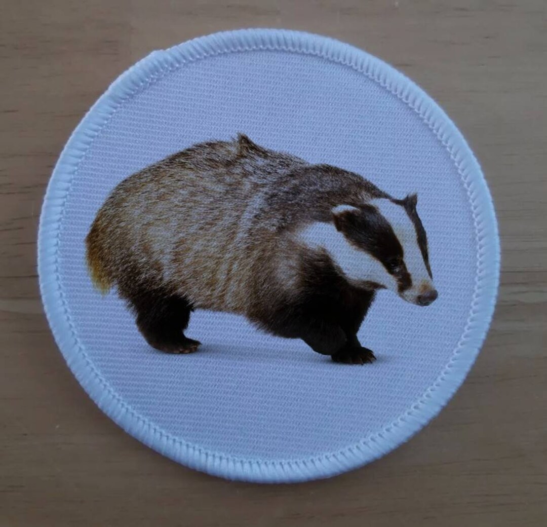Badger 3 Inch Sublimation Patch Animal Lover - Etsy